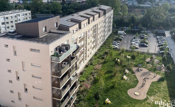 La commission patrimoine d’ABC Hlm visite de l’opération « seconde vie » de la résidence Pranard 